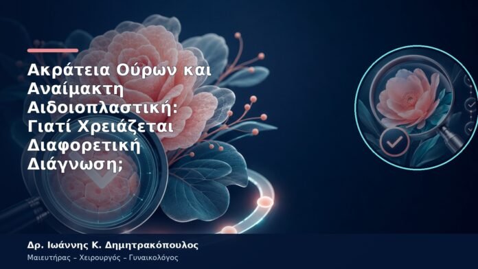 Ακράτεια Ούρων και Αναίμακτη Αιδοιοπλαστική: Γιατί Χρειάζεται Διαφορετική Διάγνωση;