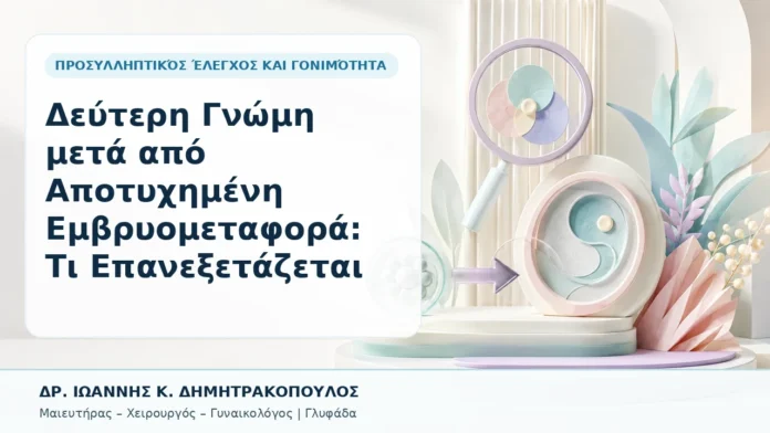 020-deyteri-gnomi-meta-apo-apotychimeni-emvryometafora-ti-epanexetazetai Δεύτερη Γνώμη μετά από Αποτυχημένη Εμβρυομεταφορά: Τι Επανεξετάζεται - Δρ. Ιωάννης Κ. Δημητρακόπουλος, Γυναικολόγος Γλυφάδα