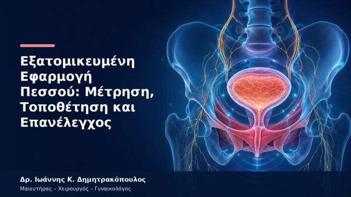 Εξατομικευμένη Εφαρμογή Πεσσού: Μέτρηση, Τοποθέτηση και Επανέλεγχος