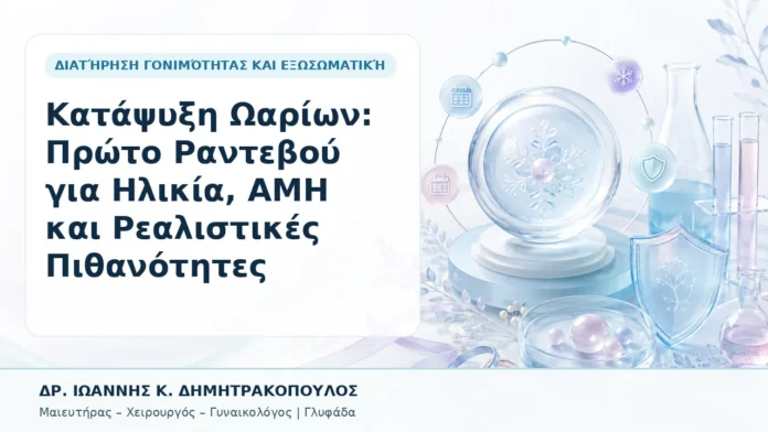 Κατάψυξη Ωαρίων: Πρώτο Ραντεβού για Ηλικία, AMH και Ρεαλιστικές Πιθανότητες - Δρ. Ιωάννης Κ. Δημητρακόπουλος, Γυναικολόγος Γλυφάδα