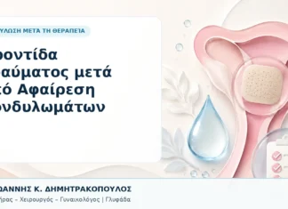 Φροντίδα Τραύματος μετά από Αφαίρεση Κονδυλωμάτων - Δρ. Ιωάννης Κ. Δημητρακόπουλος, Γυναικολόγος Γλυφάδα