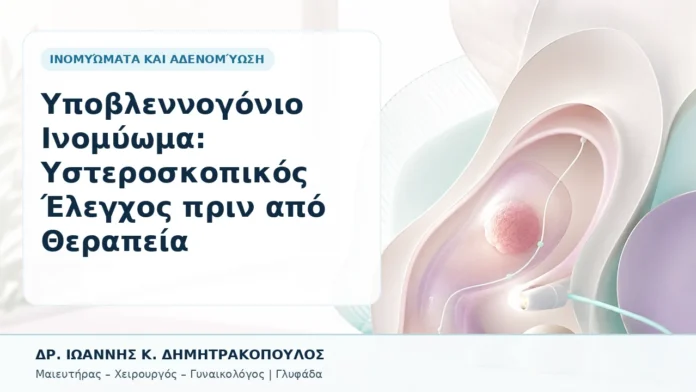 022-ypovlennogonio-inomyoma-ysteroskopikos-elegchos-prin-apo-therapeia Υποβλεννογόνιο Ινομύωμα: Υστεροσκοπικός Έλεγχος πριν από Θεραπεία - Δρ. Ιωάννης Κ. Δημητρακόπουλος, Γυναικολόγος Γλυφάδα