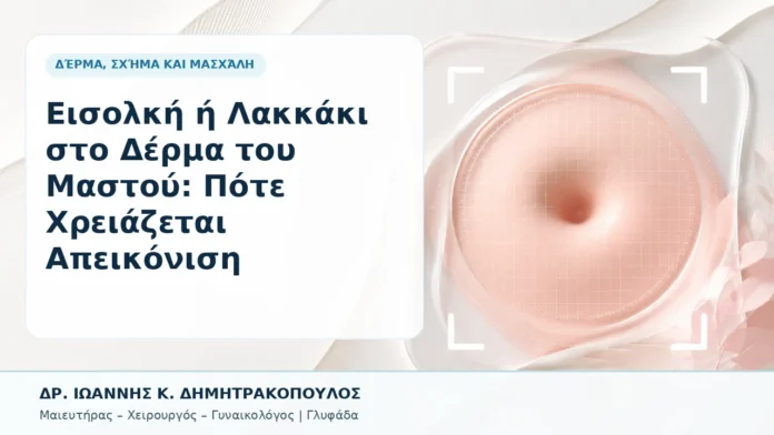023-eisolki-i-lakkaki-sto-derma-toy-mastoy-pote-chreiazetai-apeikonisi Εισολκή ή Λακκάκι στο Δέρμα του Μαστού: Πότε Χρειάζεται Απεικόνιση - Δρ. Ιωάννης Κ. Δημητρακόπουλος, Γυναικολόγος Γλυφάδα