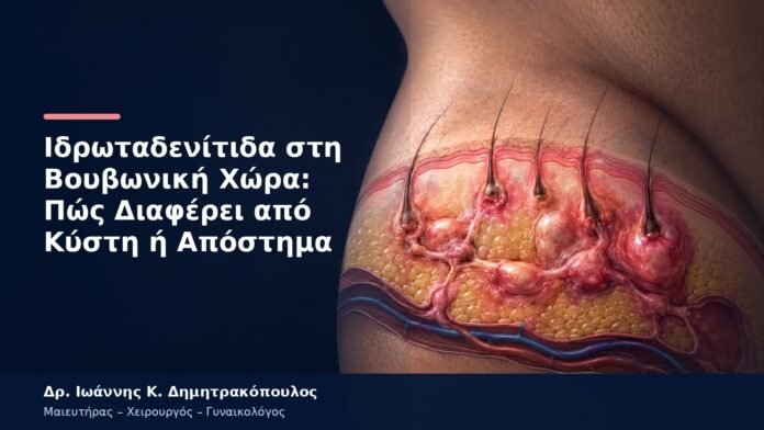 Ιδρωταδενίτιδα στη Βουβωνική Χώρα: Πώς Διαφέρει από Κύστη ή Απόστημα