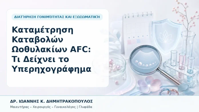 Καταμέτρηση Καταβολών Ωοθυλακίων AFC: Τι Δείχνει το Υπερηχογράφημα - Δρ. Ιωάννης Κ. Δημητρακόπουλος, Γυναικολόγος Γλυφάδα
