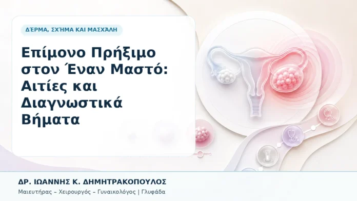 024-epimono-priximo-ston-enan-masto-aities-kai-diagnostika-vimata Επίμονο Πρήξιμο στον Έναν Μαστό: Αιτίες και Διαγνωστικά Βήματα - Δρ. Ιωάννης Κ. Δημητρακόπουλος, Γυναικολόγος Γλυφάδα
