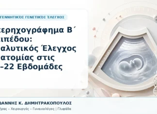 Υπερηχογράφημα Β΄ Επιπέδου: Αναλυτικός Έλεγχος Ανατομίας στις 18–22 Εβδομάδες Υπερηχογράφημα Β΄ Επιπέδου: Αναλυτικός Έλεγχος Ανατομίας στις 18–22 Εβδομάδες - Δρ. Ιωάννης Κ. Δημητρακόπουλος, Γυναικολόγος Γλυφάδα