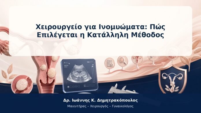 Χειρουργείο για Ινομυώματα: Πώς Επιλέγεται η Κατάλληλη Μέθοδος Χειρουργείο για Ινομυώματα: Πώς Επιλέγεται η Κατάλληλη Μέθοδος