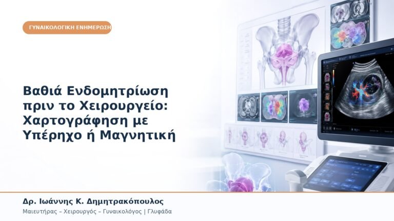 Βαθιά Ενδομητρίωση πριν το Χειρουργείο: Χαρτογράφηση με Υπέρηχο ή Μαγνητική