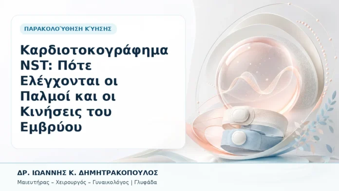 Καρδιοτοκογράφημα NST: Πότε Ελέγχονται οι Παλμοί και οι Κινήσεις του Εμβρύου - Δρ. Ιωάννης Κ. Δημητρακόπουλος, Γυναικολόγος Γλυφάδα