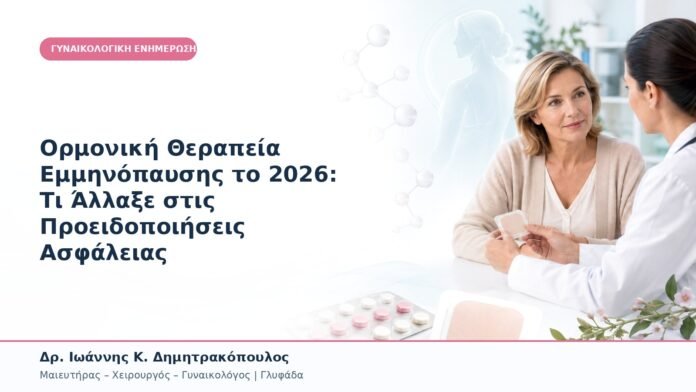 Ορμονική Θεραπεία Εμμηνόπαυσης το 2026: Τι Άλλαξε στις Προειδοποιήσεις Ασφάλειας Ορμονική Θεραπεία Εμμηνόπαυσης το 2026: Τι Άλλαξε στις Προειδοποιήσεις Ασφάλειας