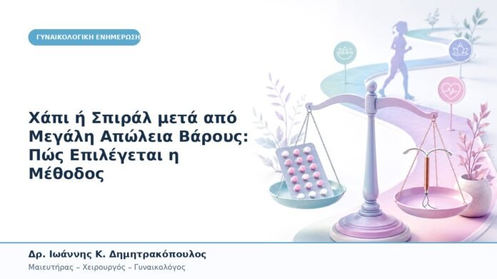 Χάπι ή Σπιράλ μετά από Μεγάλη Απώλεια Βάρους: Πώς Επιλέγεται η Μέθοδος Χάπι ή Σπιράλ μετά από Μεγάλη Απώλεια Βάρους: Πώς Επιλέγεται η Μέθοδος