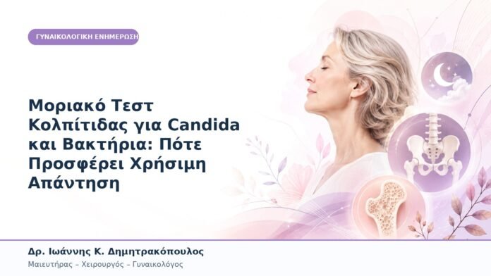 Μοριακό Τεστ Κολπίτιδας για Candida και Βακτήρια: Πότε Προσφέρει Χρήσιμη Απάντηση
