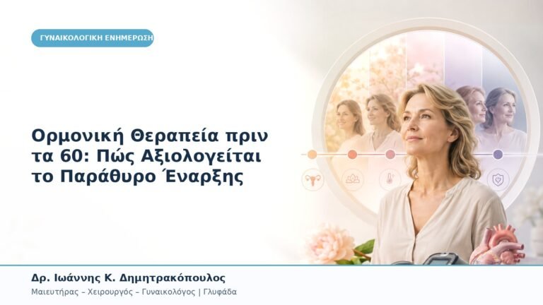 Ορμονική Θεραπεία πριν τα 60: Πώς Αξιολογείται το Παράθυρο Έναρξης