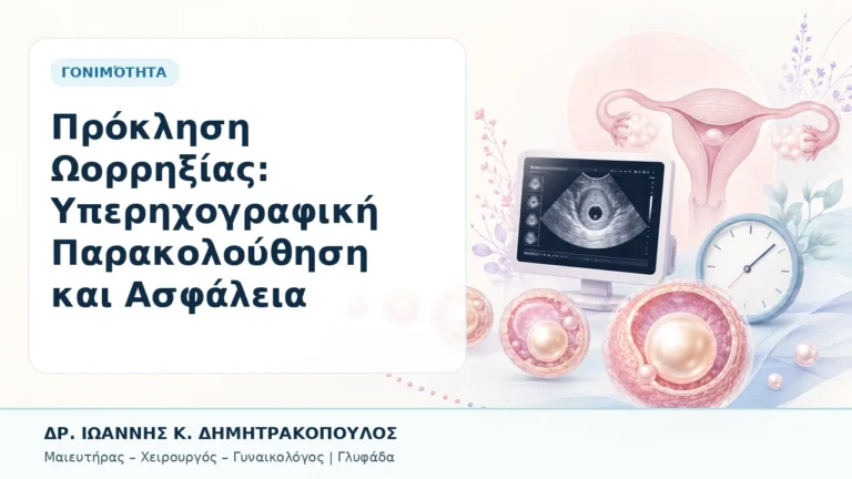 Πρόκληση Ωορρηξίας: Υπερηχογραφική Παρακολούθηση και Ασφάλεια - Δρ. Ιωάννης Κ. Δημητρακόπουλος, Γυναικολόγος Γλυφάδα