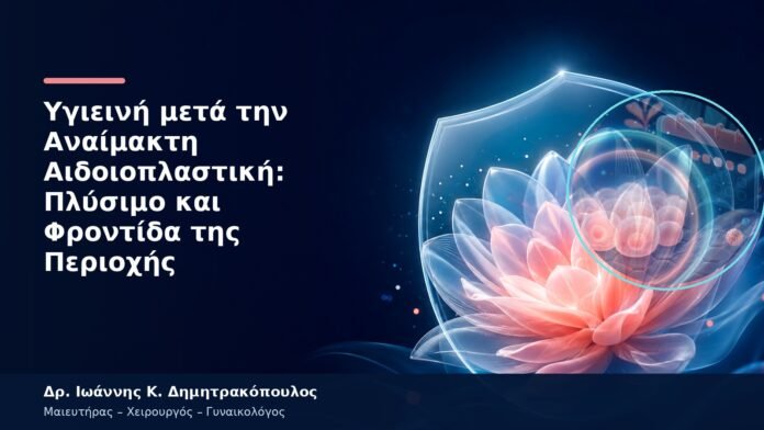 Υγιεινή μετά την Αναίμακτη Αιδοιοπλαστική: Πλύσιμο και Φροντίδα της Περιοχής