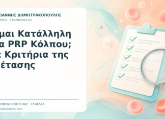 Είμαι Κατάλληλη για PRP Κόλπου; Τα Κριτήρια της Εξέτασης - Δρ. Ιωάννης Δημητρακόπουλος, Γυναικολόγος Γλυφάδα