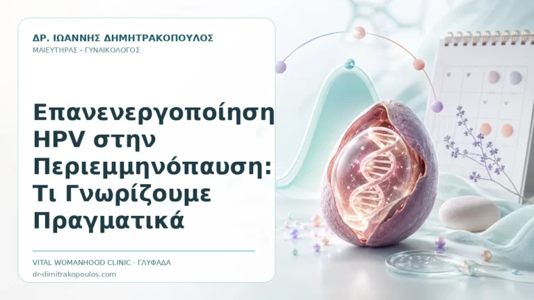 Επανενεργοποίηση HPV στην Περιεμμηνόπαυση: Τι Γνωρίζουμε Πραγματικά - Δρ. Ιωάννης Δημητρακόπουλος, Γυναικολόγος Γλυφάδα