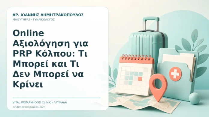 Online Αξιολόγηση για PRP Κόλπου: Τι Μπορεί και Τι Δεν Μπορεί να Κρίνει Online Αξιολόγηση για PRP Κόλπου: Τι Μπορεί και Τι Δεν Μπορεί να Κρίνει - Δρ. Ιωάννης Δημητρακόπουλος, Γυναικολόγος Γλυφάδα