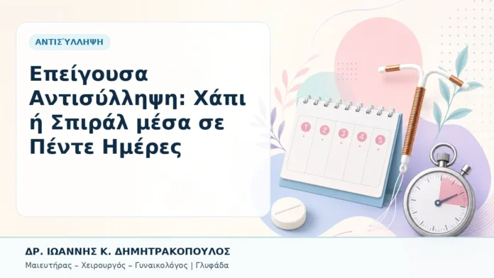 033-epeigoysa-antisyllipsi-chapi-i-spiral-mesa-se-pente-imeres Επείγουσα Αντισύλληψη: Χάπι ή Σπιράλ μέσα σε Πέντε Ημέρες - Δρ. Ιωάννης Κ. Δημητρακόπουλος, Γυναικολόγος Γλυφάδα