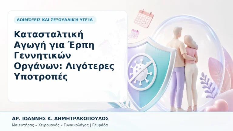 Κατασταλτική Αγωγή για Έρπη Γεννητικών Οργάνων: Λιγότερες Υποτροπές - Δρ. Ιωάννης Κ. Δημητρακόπουλος, Γυναικολόγος Γλυφάδα