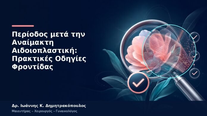 Περίοδος μετά την Αναίμακτη Αιδοιοπλαστική: Πρακτικές Οδηγίες Φροντίδας