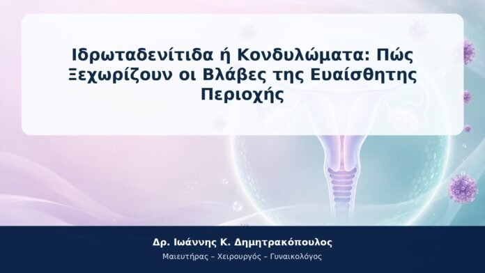 Ιδρωταδενίτιδα ή Κονδυλώματα: Πώς Ξεχωρίζουν οι Βλάβες της Ευαίσθητης Περιοχής Ιδρωταδενίτιδα ή Κονδυλώματα: Πώς Ξεχωρίζουν οι Βλάβες της Ευαίσθητης Περιοχής