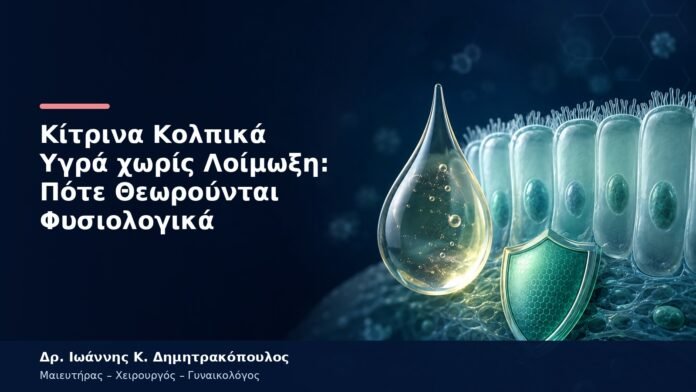 Κίτρινα Κολπικά Υγρά χωρίς Λοίμωξη: Πότε Θεωρούνται Φυσιολογικά