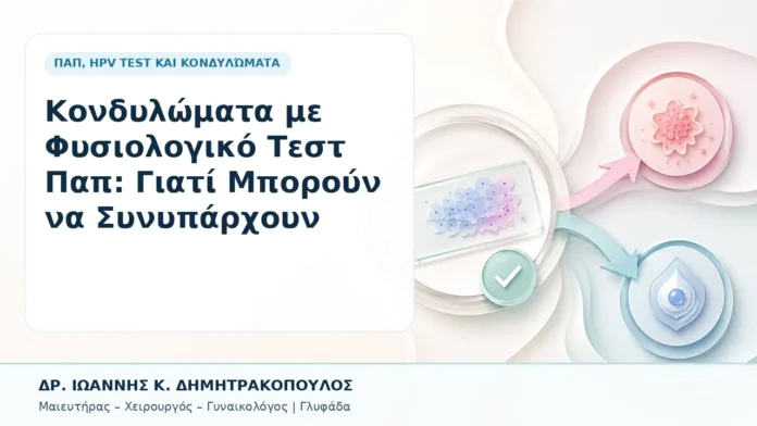 Κονδυλώματα με Φυσιολογικό Τεστ Παπ: Γιατί Μπορούν να Συνυπάρχουν - Δρ. Ιωάννης Κ. Δημητρακόπουλος, Γυναικολόγος Γλυφάδα