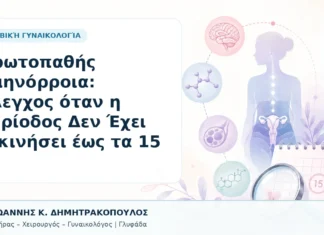 Πρωτοπαθής Αμηνόρροια: Έλεγχος όταν η Περίοδος Δεν Έχει Ξεκινήσει έως τα 15 - Δρ. Ιωάννης Κ. Δημητρακόπουλος, Γυναικολόγος Γλυφάδα