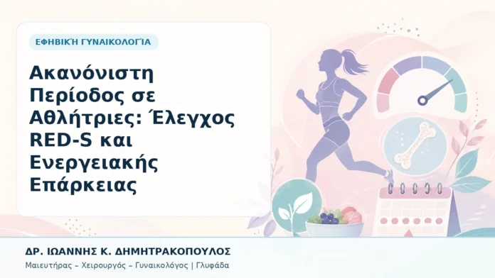 039-akanonisti-periodos-se-athlitries-elegchos-red-s-kai-energeiakis-eparkeias Ακανόνιστη Περίοδος σε Αθλήτριες: Έλεγχος RED-S και Ενεργειακής Επάρκειας - Δρ. Ιωάννης Κ. Δημητρακόπουλος, Γυναικολόγος Γλυφάδα