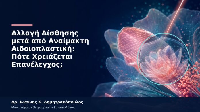 Αλλαγή Αίσθησης μετά από Αναίμακτη Αιδοιοπλαστική: Πότε Χρειάζεται Επανέλεγχος;