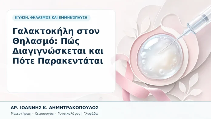 Γαλακτοκήλη στον Θηλασμό: Πώς Διαγιγνώσκεται και Πότε Παρακεντάται - Δρ. Ιωάννης Κ. Δημητρακόπουλος, Γυναικολόγος Γλυφάδα