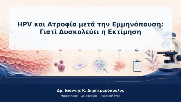 HPV και Ατροφία μετά την Εμμηνόπαυση: Γιατί Δυσκολεύει η Εκτίμηση