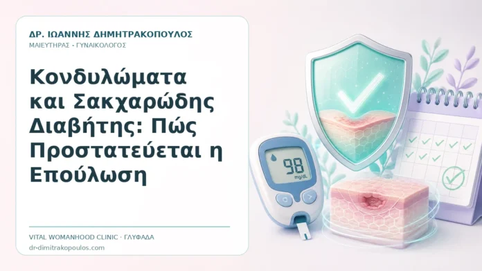 Κονδυλώματα και Σακχαρώδης Διαβήτης: Πώς Προστατεύεται η Επούλωση Κονδυλώματα και Σακχαρώδης Διαβήτης: Πώς Προστατεύεται η Επούλωση - Δρ. Ιωάννης Δημητρακόπουλος, Γυναικολόγος Γλυφάδα