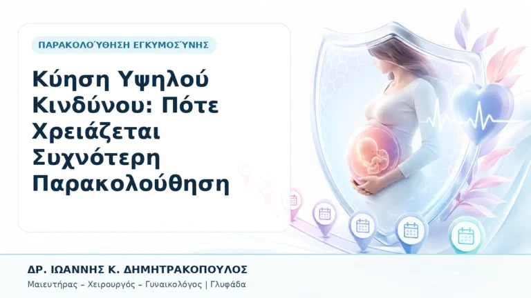 Κύηση Υψηλού Κινδύνου: Πότε Χρειάζεται Συχνότερη Παρακολούθηση - Δρ. Ιωάννης Κ. Δημητρακόπουλος, Γυναικολόγος Γλυφάδα