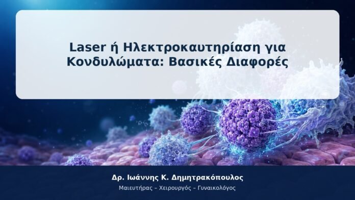 Laser ή Ηλεκτροκαυτηρίαση για Κονδυλώματα: Βασικές Διαφορές Laser ή Ηλεκτροκαυτηρίαση για Κονδυλώματα: Βασικές Διαφορές