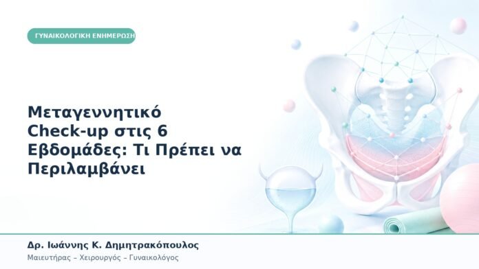 Μεταγεννητικό Check-up στις 6 Εβδομάδες: Τι Πρέπει να Περιλαμβάνει Μεταγεννητικό Check-up στις 6 Εβδομάδες: Τι Πρέπει να Περιλαμβάνει