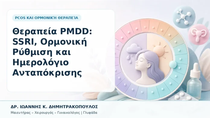 040-therapeia-pmdd-ssri-ormoniki-rythmisi-kai-imerologio-antapokrisis Θεραπεία PMDD: SSRI, Ορμονική Ρύθμιση και Ημερολόγιο Ανταπόκρισης - Δρ. Ιωάννης Κ. Δημητρακόπουλος, Γυναικολόγος Γλυφάδα