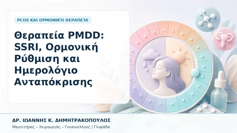Θεραπεία PMDD: SSRI, Ορμονική Ρύθμιση και Ημερολόγιο Ανταπόκρισης - Δρ. Ιωάννης Κ. Δημητρακόπουλος, Γυναικολόγος Γλυφάδα
