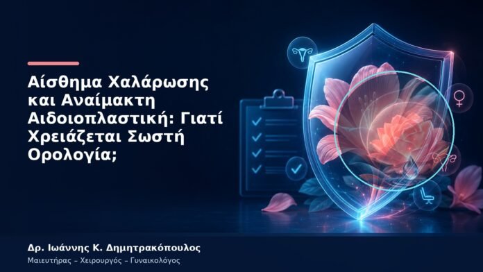 Αίσθημα Χαλάρωσης και Αναίμακτη Αιδοιοπλαστική: Γιατί Χρειάζεται Σωστή Ορολογία; Αίσθημα Χαλάρωσης και Αναίμακτη Αιδοιοπλαστική: Γιατί Χρειάζεται Σωστή Ορολογία;