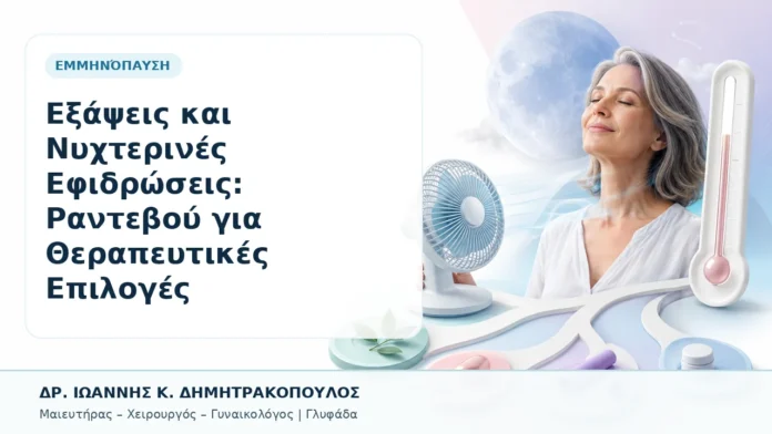 Εξάψεις και Νυχτερινές Εφιδρώσεις: Ραντεβού για Θεραπευτικές Επιλογές - Δρ. Ιωάννης Κ. Δημητρακόπουλος, Γυναικολόγος Γλυφάδα