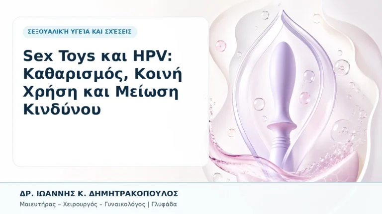 Sex Toys και HPV: Καθαρισμός, Κοινή Χρήση και Μείωση Κινδύνου - Δρ. Ιωάννης Κ. Δημητρακόπουλος, Γυναικολόγος Γλυφάδα