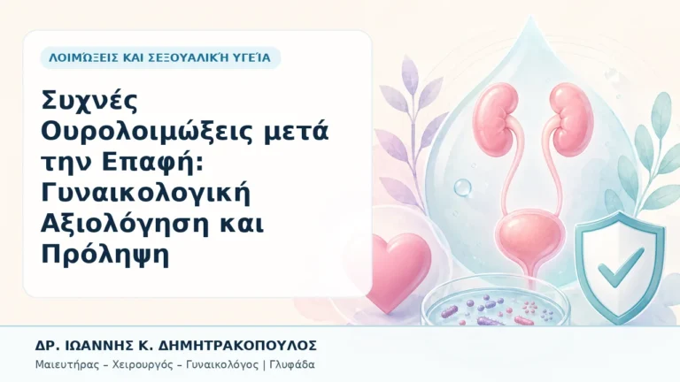Συχνές Ουρολοιμώξεις μετά την Επαφή: Γυναικολογική Αξιολόγηση και Πρόληψη - Δρ. Ιωάννης Κ. Δημητρακόπουλος, Γυναικολόγος Γλυφάδα