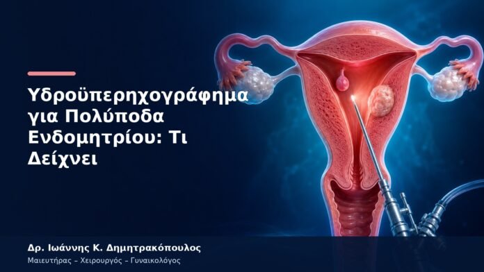 Υδροϋπερηχογράφημα για Πολύποδα Ενδομητρίου: Τι Δείχνει Υδροϋπερηχογράφημα για Πολύποδα Ενδομητρίου: Τι Δείχνει