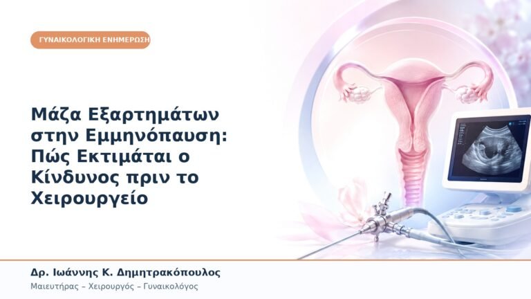 Μάζα Εξαρτημάτων στην Εμμηνόπαυση: Πώς Εκτιμάται ο Κίνδυνος πριν το Χειρουργείο