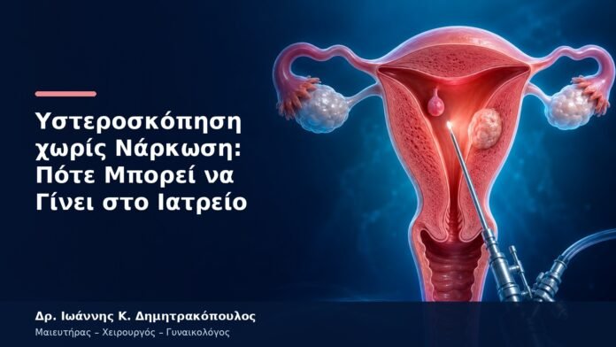 Υστεροσκόπηση χωρίς Νάρκωση: Πότε Μπορεί να Γίνει στο Ιατρείο Υστεροσκόπηση χωρίς Νάρκωση: Πότε Μπορεί να Γίνει στο Ιατρείο