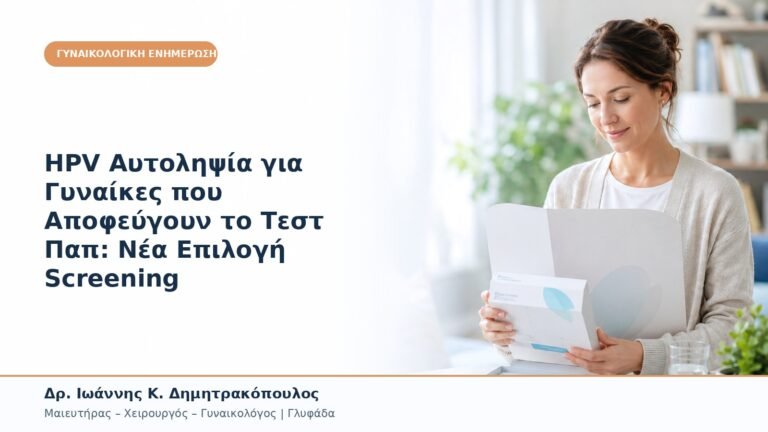 HPV Αυτοληψία για Γυναίκες που Αποφεύγουν το Τεστ Παπ: Νέα Επιλογή Screening
