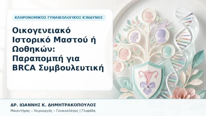 046-oikogeneiako-istoriko-mastoy-i-oothikon-parapompi-gia-brca-symvoyleytiki Οικογενειακό Ιστορικό Μαστού ή Ωοθηκών: Παραπομπή για BRCA Συμβουλευτική - Δρ. Ιωάννης Κ. Δημητρακόπουλος, Γυναικολόγος Γλυφάδα