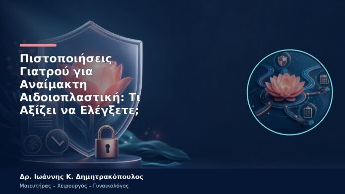 Πιστοποιήσεις Γιατρού για Αναίμακτη Αιδοιοπλαστική: Τι Αξίζει να Ελέγξετε; Πιστοποιήσεις Γιατρού για Αναίμακτη Αιδοιοπλαστική: Τι Αξίζει να Ελέγξετε;